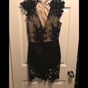 Black cocktail dress